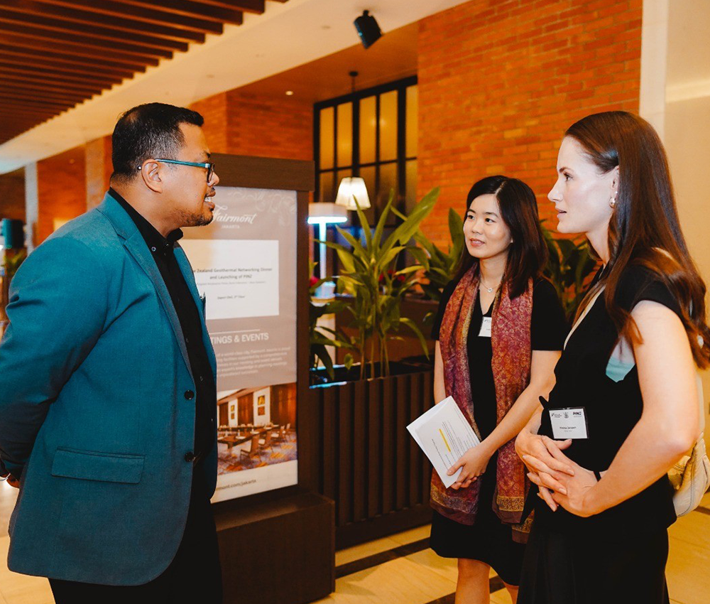 People attending an event